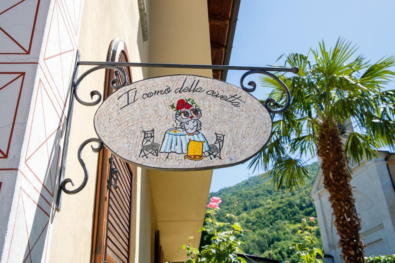 Il Como' Della Civetta - Taverna “La Fenice” Stazzona ภายนอก รูปภาพ